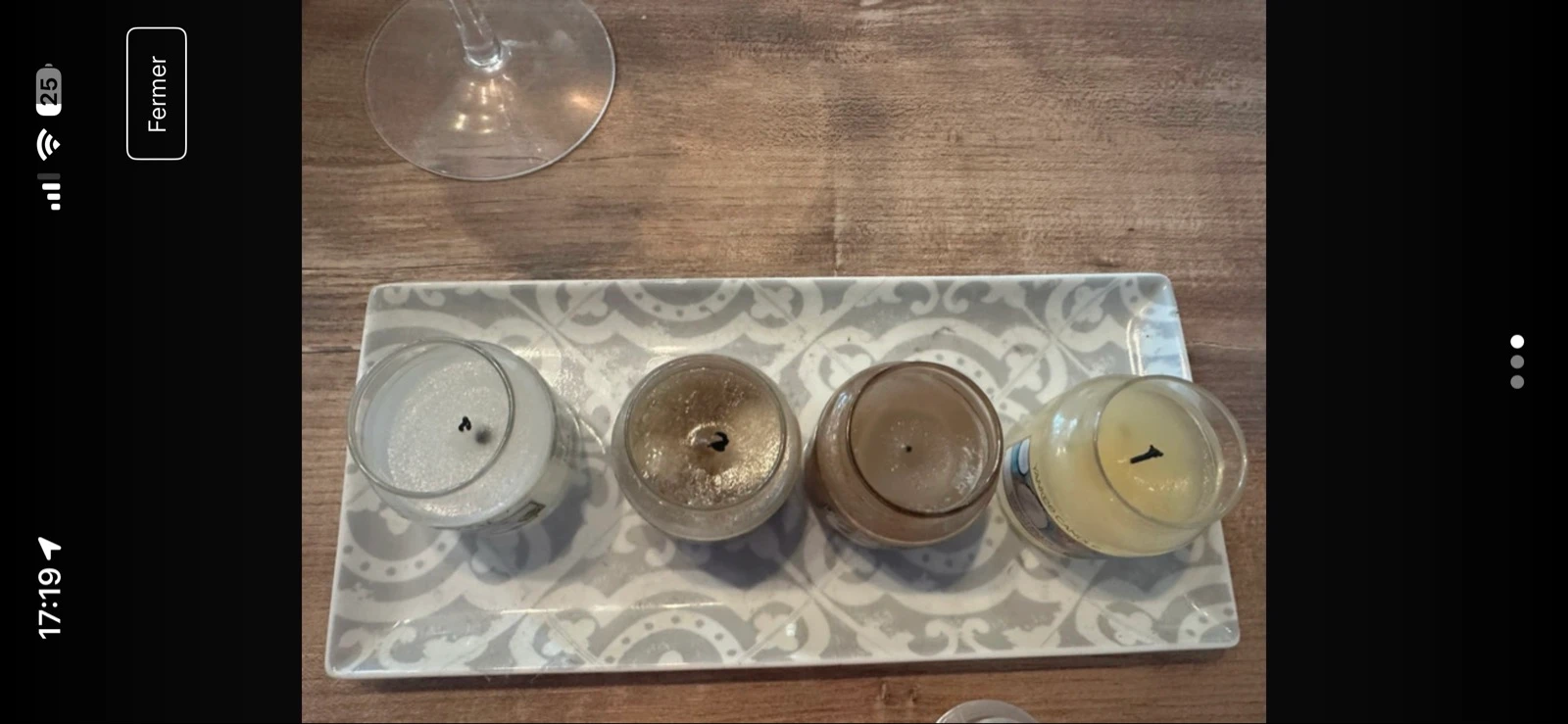 Lot de bougies vendues avec plateau – photo 3
